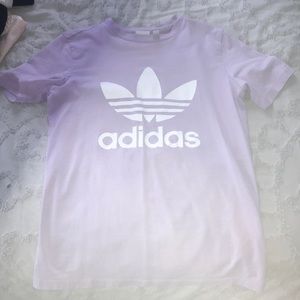 it’s a purple adidas t-shirt